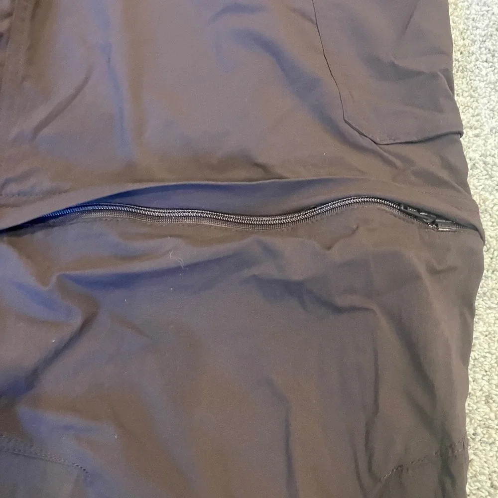 REI Co-op Sahara Convertible Cargo Hiking Pants Mens 36x32 Brown Relaxed Fit